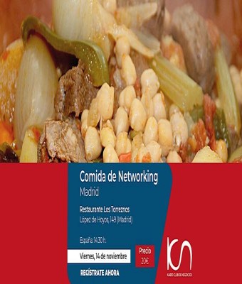 KCN Eat & Meet Comida de Networking Madrid - 14 de noviembre