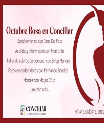 Octubre Rosa en Concillar en Bajos