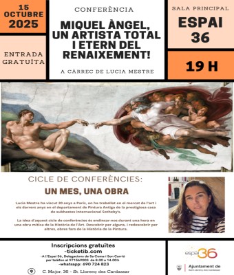 Cicle de conferències: un mes, una obra en Balears, Illes