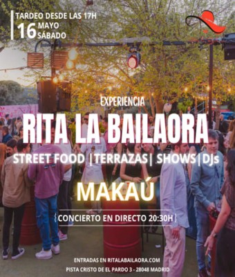 Tardeo en Rita la Bailaora con Makaú en Madrid