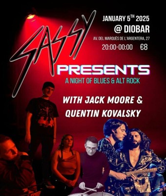 Sassy + Jack Moore & Quentin Kovalsky en Barcelona