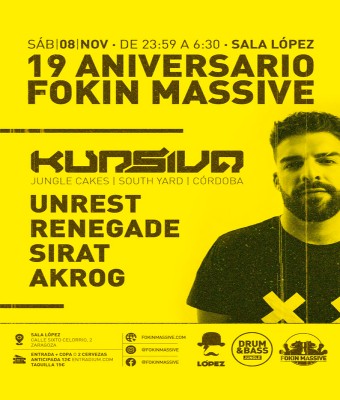 19 Aniversario Fokin Massive en Zaragoza