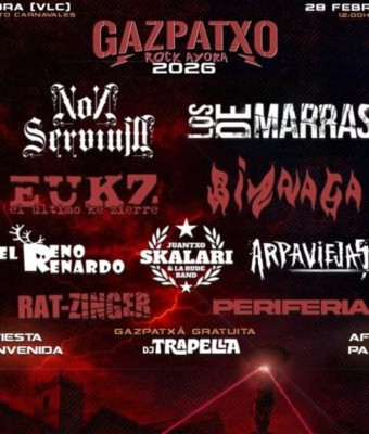 Gazpatxo Rock 2026 en Valencia