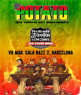 POTATO BANDA & PREDICADOR JJ BOLTON AND OLD STARS en Barcelona