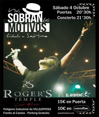 Nos Sobran Los Motivos en Roger's Temple Villajoyosa en Alicante/Alacant