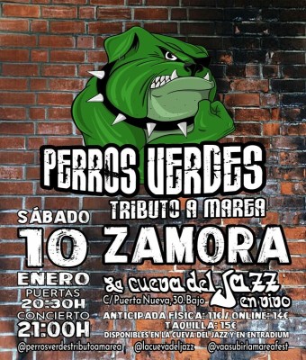 PERROS VERDES (Tributo a Marea) - ZAMORA 2026