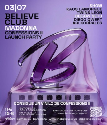 Believe Club - Madonna - Confession II   en Barcelona