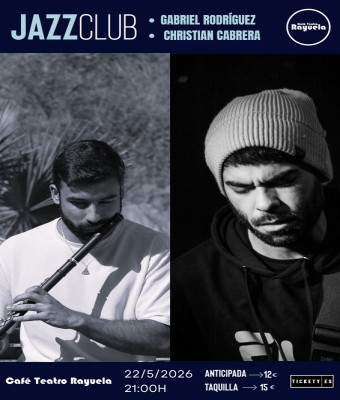 Christian Cabrera y Gabriel Rodríguez, en el Café Teatro Rayuela en Santa Cruz de Tenerife