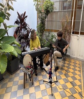 Daniela Cesario y Popi Paszkowski en Barcelona