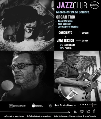 Jam Session Rayuela, Organ Trío en Santa Cruz de Tenerife