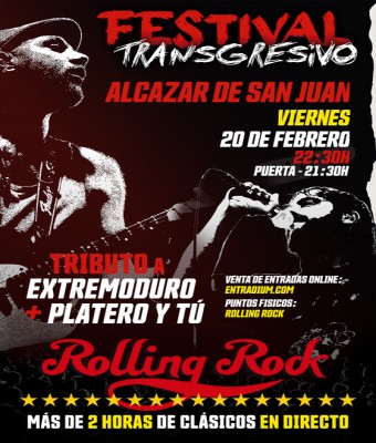 Festival Transgresivo: Tributo a Platero y Extremoduro en Alcázar de San Juan en Ciudad Real