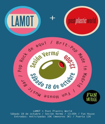 Concierto Sesión Vermú: Post Plastic World + LAMOT en Madrid