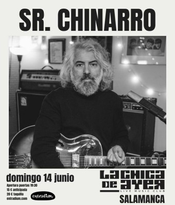 Sr. Chinarro en Salamanca en formato acústico.