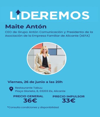 Hablemos con Maite Antón en Alicante/Alacant