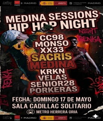 Medina Session Hip Hop Night en Madrid