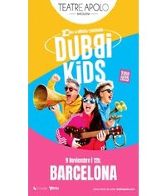 Dubbi Kids - Gira 10º Aniversario en Barcelona - Teatro Apolo de Barcelona