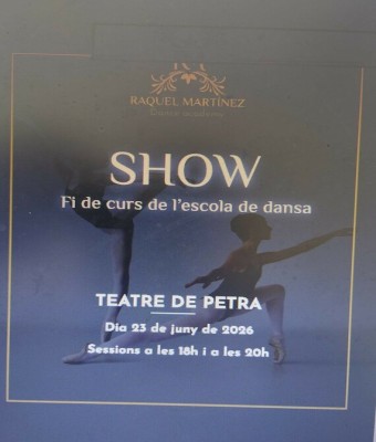 23 DE JUNY A LES 20,00 SHOW ( RAQUEL MARTÍNEZ D.A.) en Balears, Illes