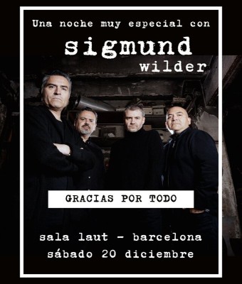 Sigmund Wilder: "Gracias por todo". en Barcelona