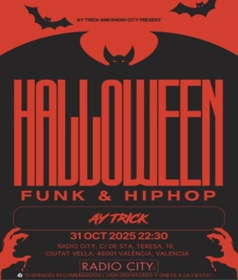 Halloween Party con Ay Trick en Valencia/València
