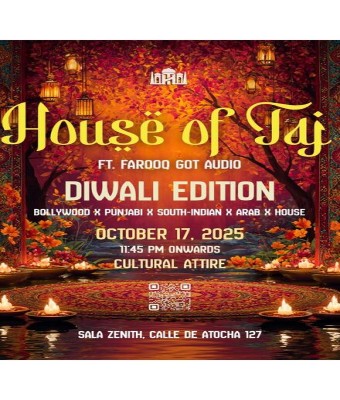 House of Taj: Diwali Edition - Bollywood | Arab en Madrid