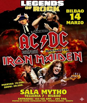 EISI DISI (AC/DC)+IRON MONSTER (IRON MAIDEN)EN BILBAO  en Bizkaia