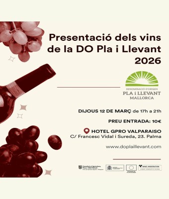 Presentació dels vins de la DOP Pla i Llevant 2026 en Balears, Illes