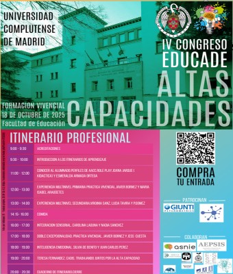 GRABACIONES IV CONGRESO ALTAS CAPACIDADES  en Madrid