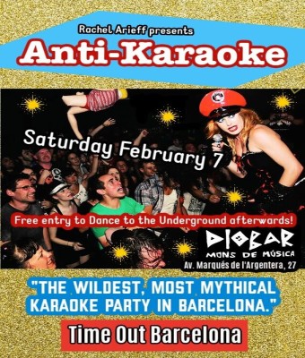 Rachel Arieff's Anti-Karaoke February en Diobar en Barcelona