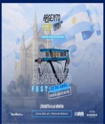 Argento Fest en Mallorca en Palma de Mallorca