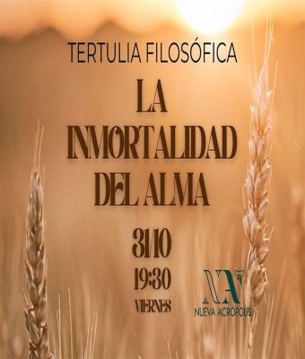 Tertulia Filosófica: La inmortalidad del alma en el Fedón de Platón en Madrid