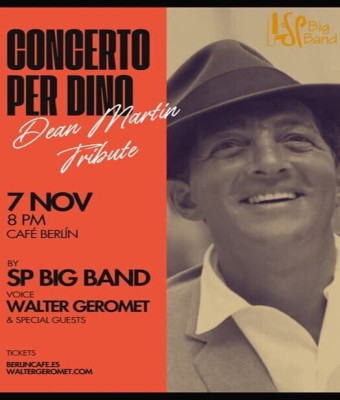 Tributo a Dean Martin con SP Big Band y Walter Geromet en Madrid