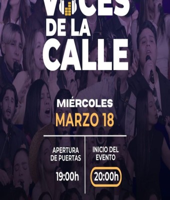 VOCES DE LA CALLE GALA FINAL en Madrid
