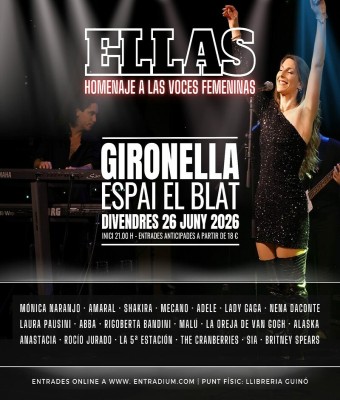 ELLAS ( HOMENAJE AL POP ROCK FEMENINO) EN GIRONELLA  en Barcelona