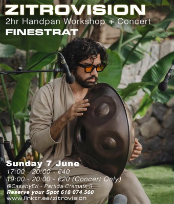 handpan workshop and concert en Alicante/Alacant