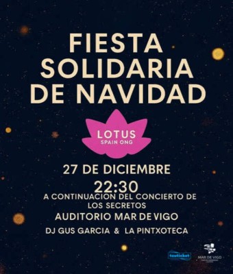 LOTUS SPAIN ONG - FIESTA SOLIDARIA DE NAVIDAD en Vigo