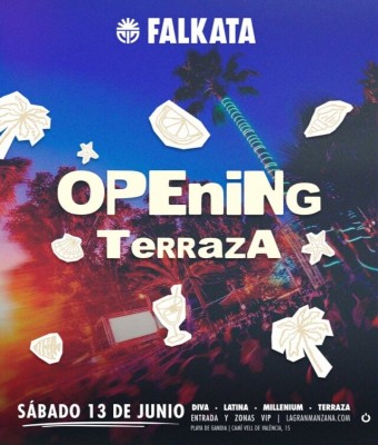 FALKATA - SÁBADO 13 DE JUNIO - OPENING TERRAZA en Valencia