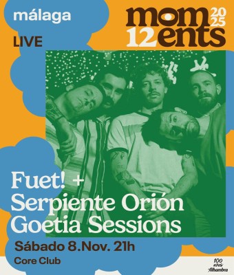 FUET! + Serpiente Orión en Málaga - Core disco, sábado 08 de noviembre
