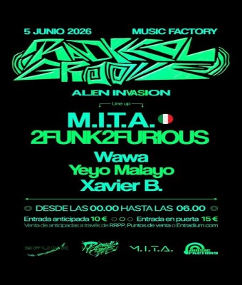 INVASIÓN ALIEN  RADYKAL GROOVE en Salamanca