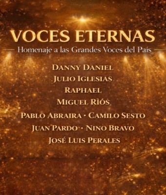 Voces Eternas: Tributo a Julio Iglesias, Raphael, Camilo Sesto y otros en Málaga