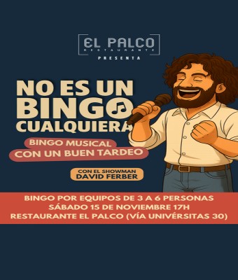 Bingo Musical - Edición Tardeo en Zaragoza