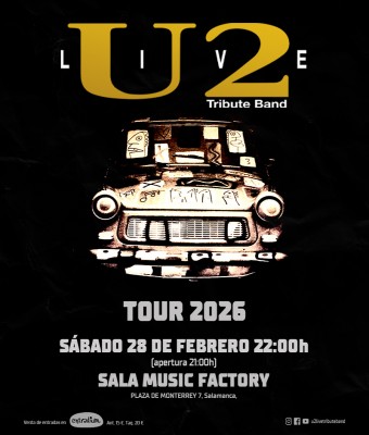 U2LIVE EN SALA MUSIC FACTORY en Salamanca