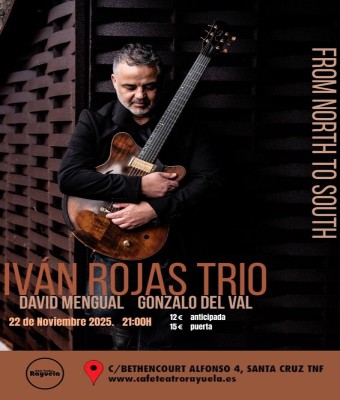 Iván Rojas Trío, en el Café Teatro Rayuela en Santa Cruz de Tenerife