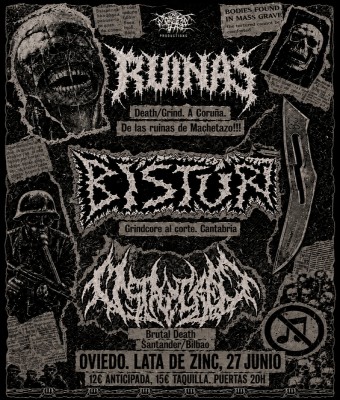 Ruinas + Bisturi + Unstructured en Asturias