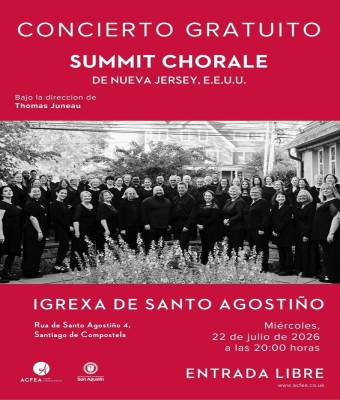 Concierto Gratuito  SUMMIT CHORALE  Santiago de Compostela en Coruña, A