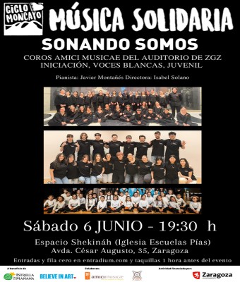 Sonando Somos: Coros Amici Musicae del Auditorio de ZGZ Iniciación, Voces Blancas, Juvenil  en Zaragoza