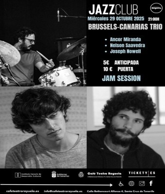 Jam Session Rayuela, Brussels-Canarias Trío en Santa Cruz de Tenerife