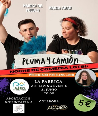 Noche de comedia LGTBI+ Pluma y camión en Alicante/Alacant