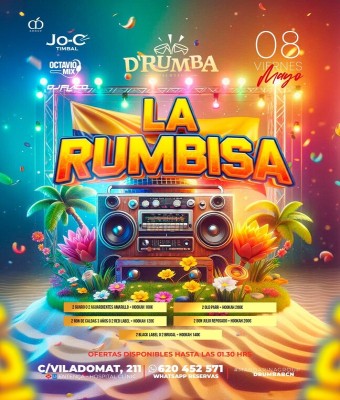D'RUMBA · VIERNES 8 MAY26 en Barcelona
