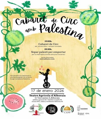 CABARET DE CIRC AMB PALESTINA en Valencia/València