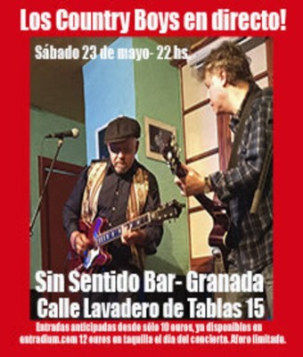 LOS COUNTRY BOYS en el Sin Sentido Bar, Granada!